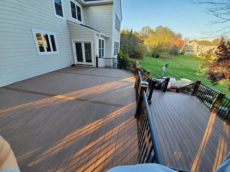 Composite Decking Composite Decking: outdoor deck or construction detail