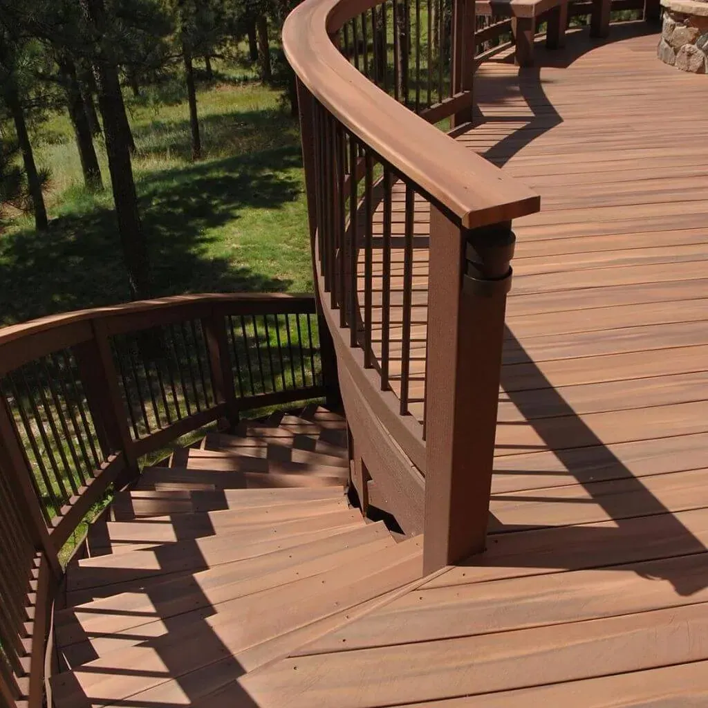 Deck railings and stair details