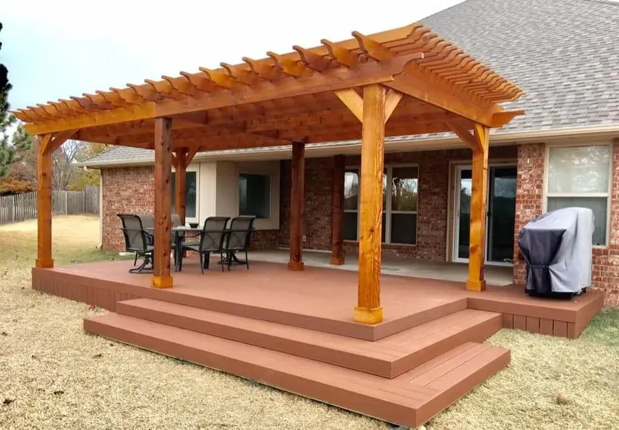 Pergolas & Outdoor Structures: outdoor deck or construction detail