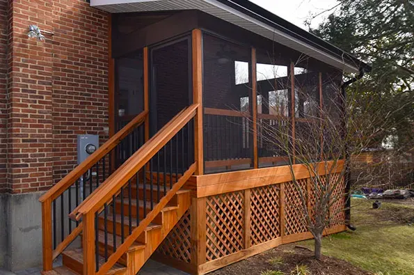 Wood Deck Building example photo Wood Deck Building example photo
