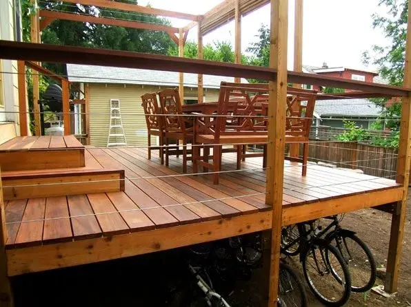 Deck railings and stair details Deck railings and stair details