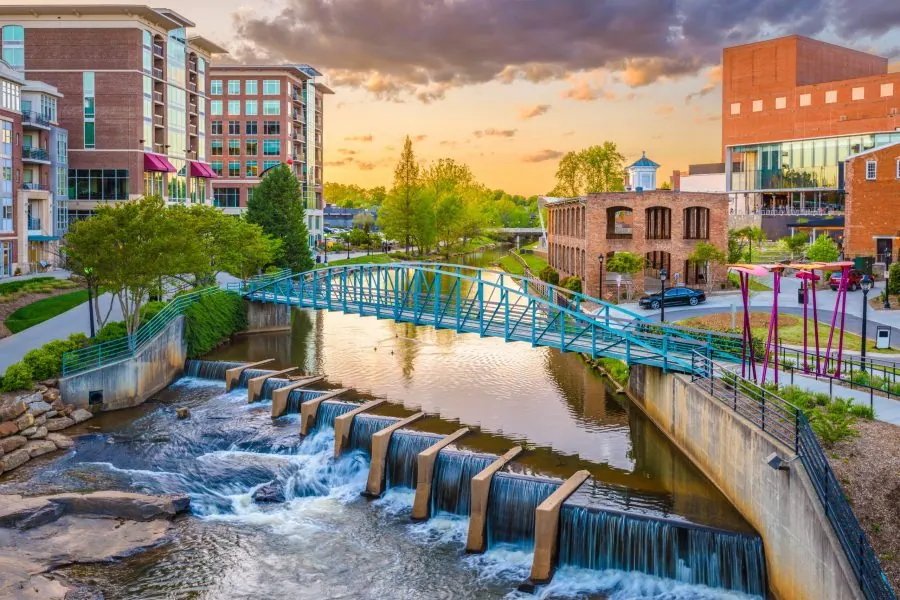 View of Greenville, South Carolina