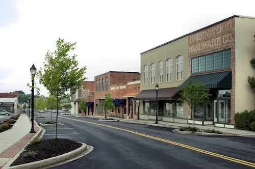 View of Greenwood, South Carolina